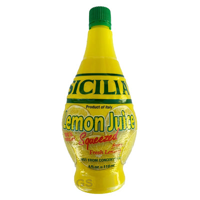 SQUEEZED LEMON JUICE 4OZ