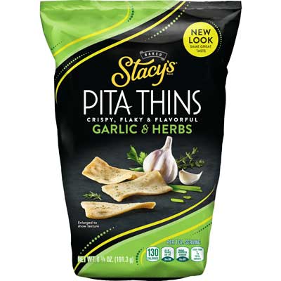 GARLIC & HERBS THIN PITA CHIPS