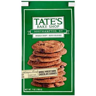 WHOLE WHEAT DARK CHOCOLATE COOKIES 7OZ