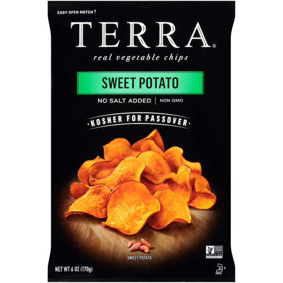 TERRA CHIP SWEET POTATO NO SALT 6oz