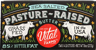 VITAL FARMS BUTTER PAST-RAISE SEA SALT